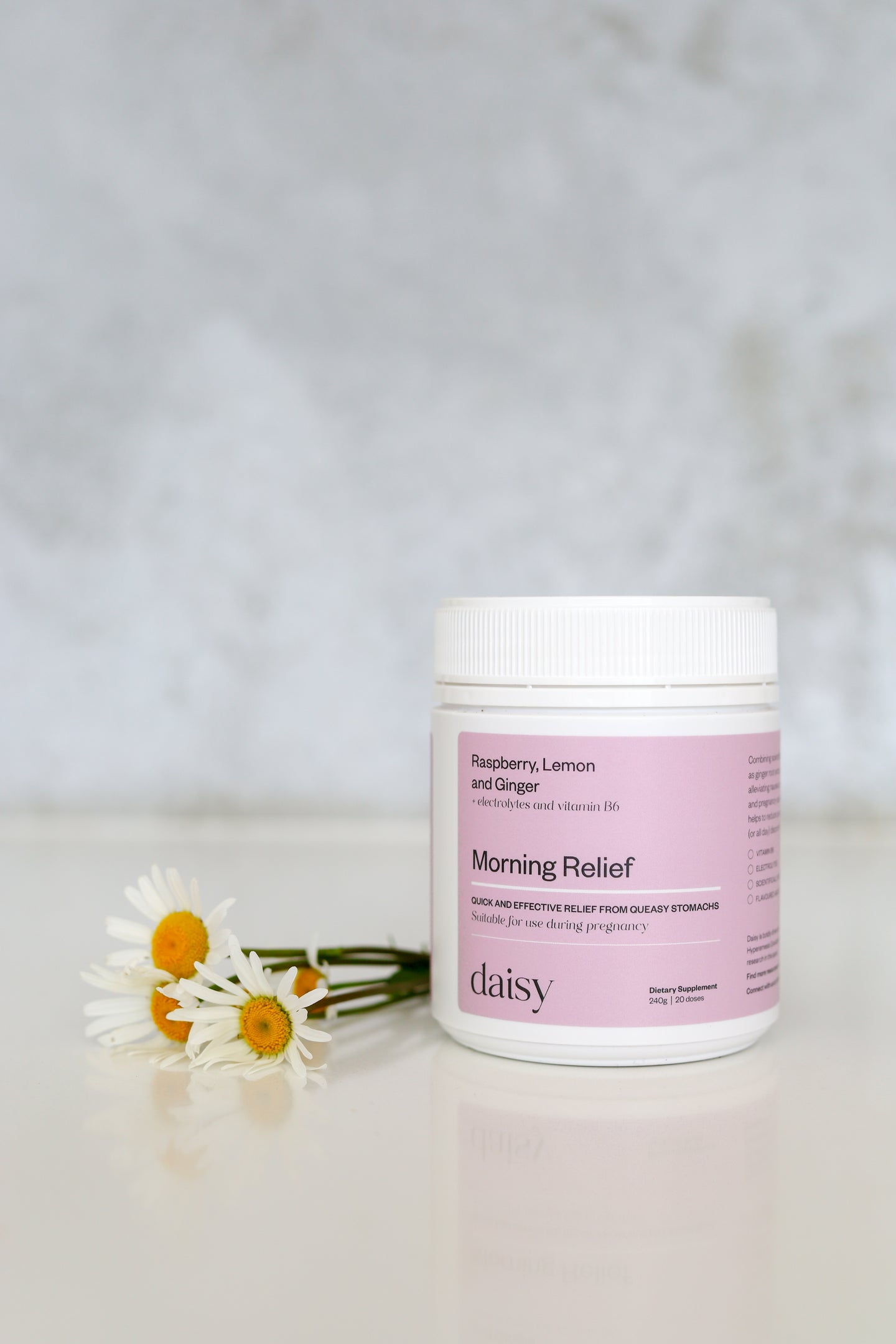 Electrolyte and ginger-based pregnancy drink for nausea relief