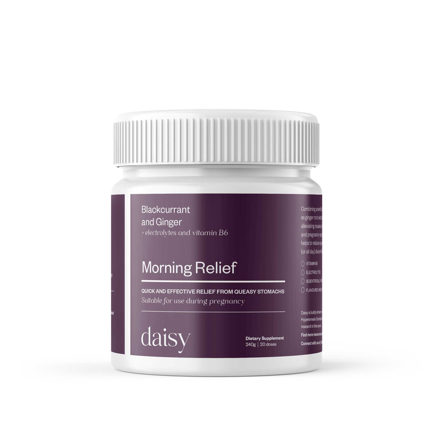 Easy-to-mix nausea relief drink powder for pregnant women