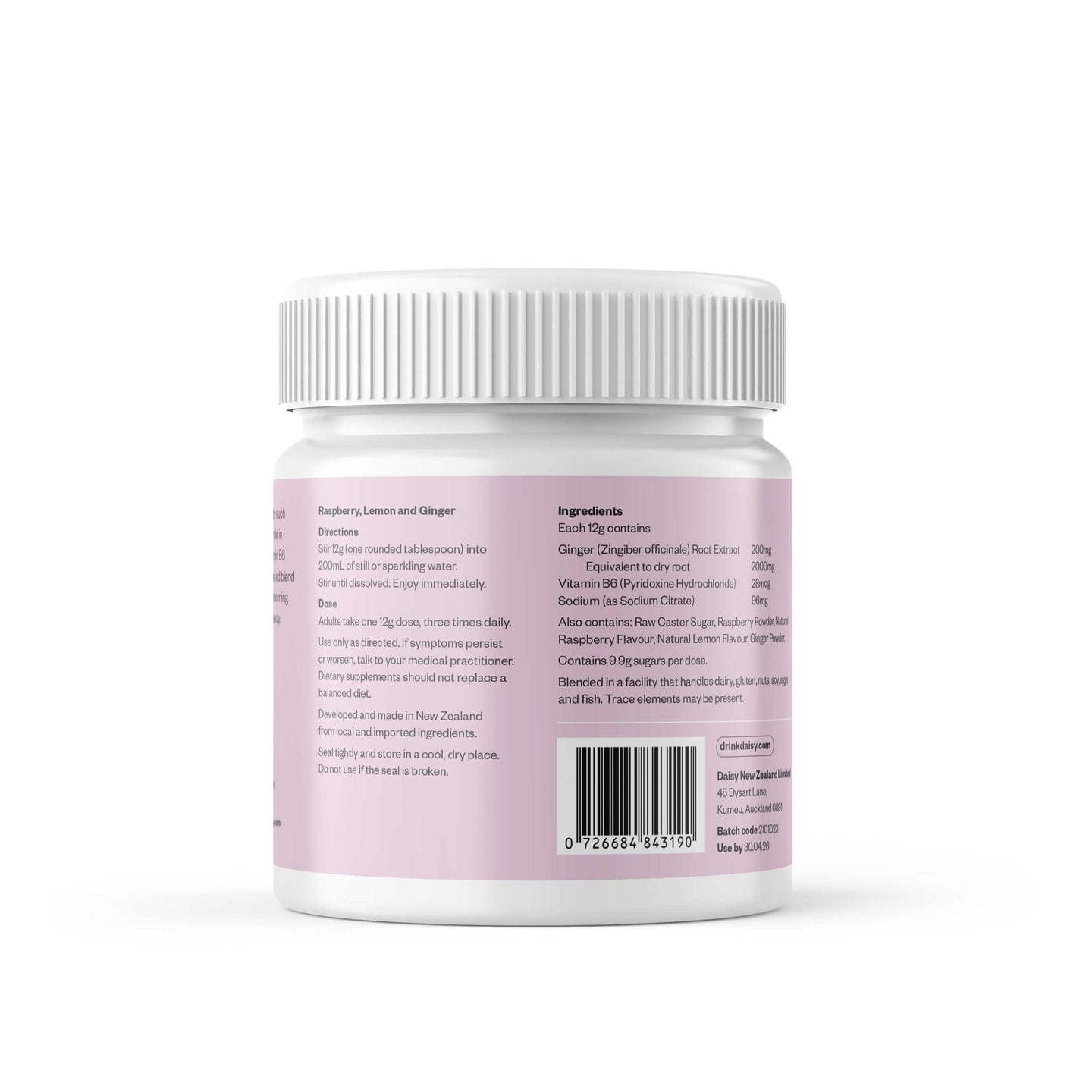 Clinically formulated supplement for morning sickness and vomiting in pregnancy