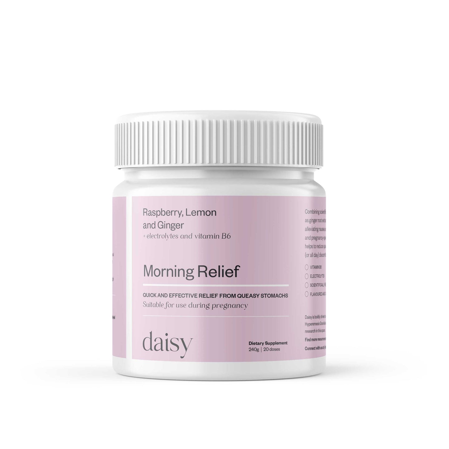 Morning Relief pregnancy supplement for morning sickness and nausea