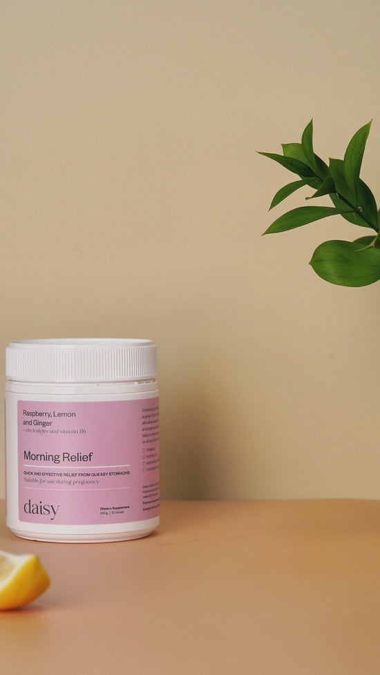 Gentle powdered supplement for Hyperemesis Gravidarum and early pregnancy nausea